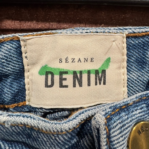 Sezane Blue Women's Jeans - Picture 12 of 13